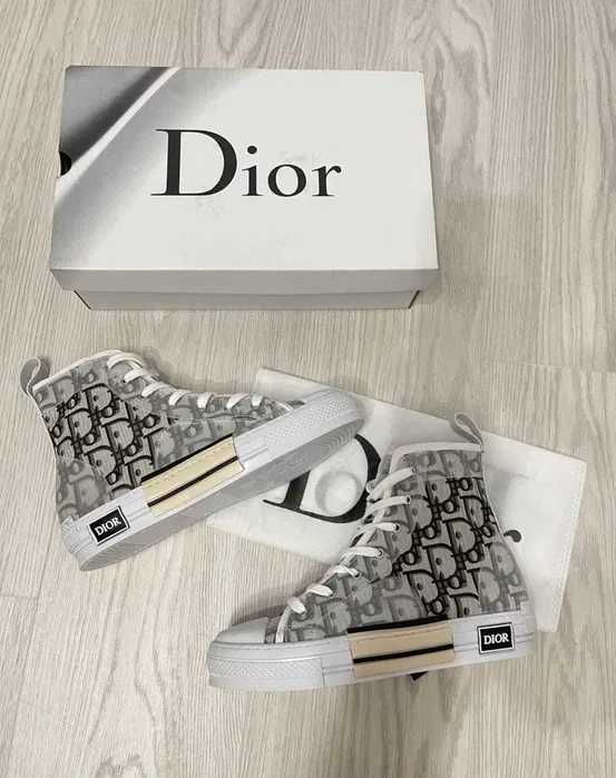 Adidasi Dior B 23 High Top Sneakers | Noi | Full Box