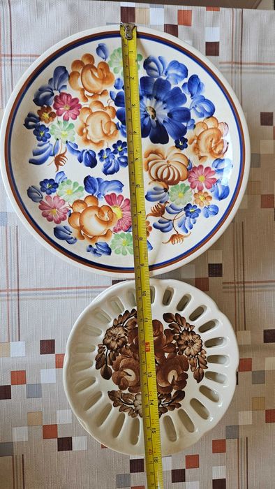 Декоративни полски керамични чинии + бонус! НАМАЛЯВАМ на 65 лв.