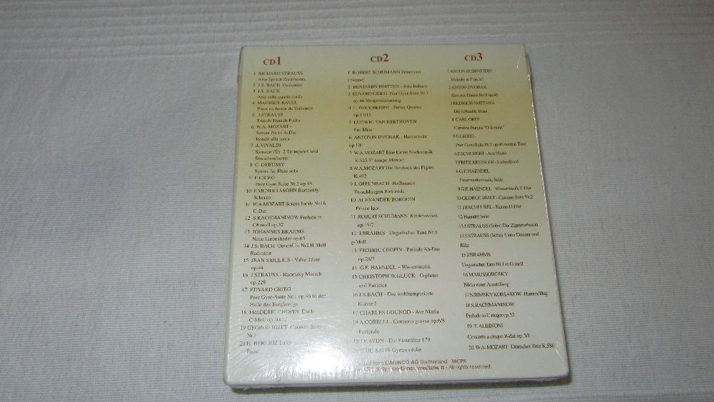 Set 3 CD originale sigilate -o fina selectie de muzica clasica