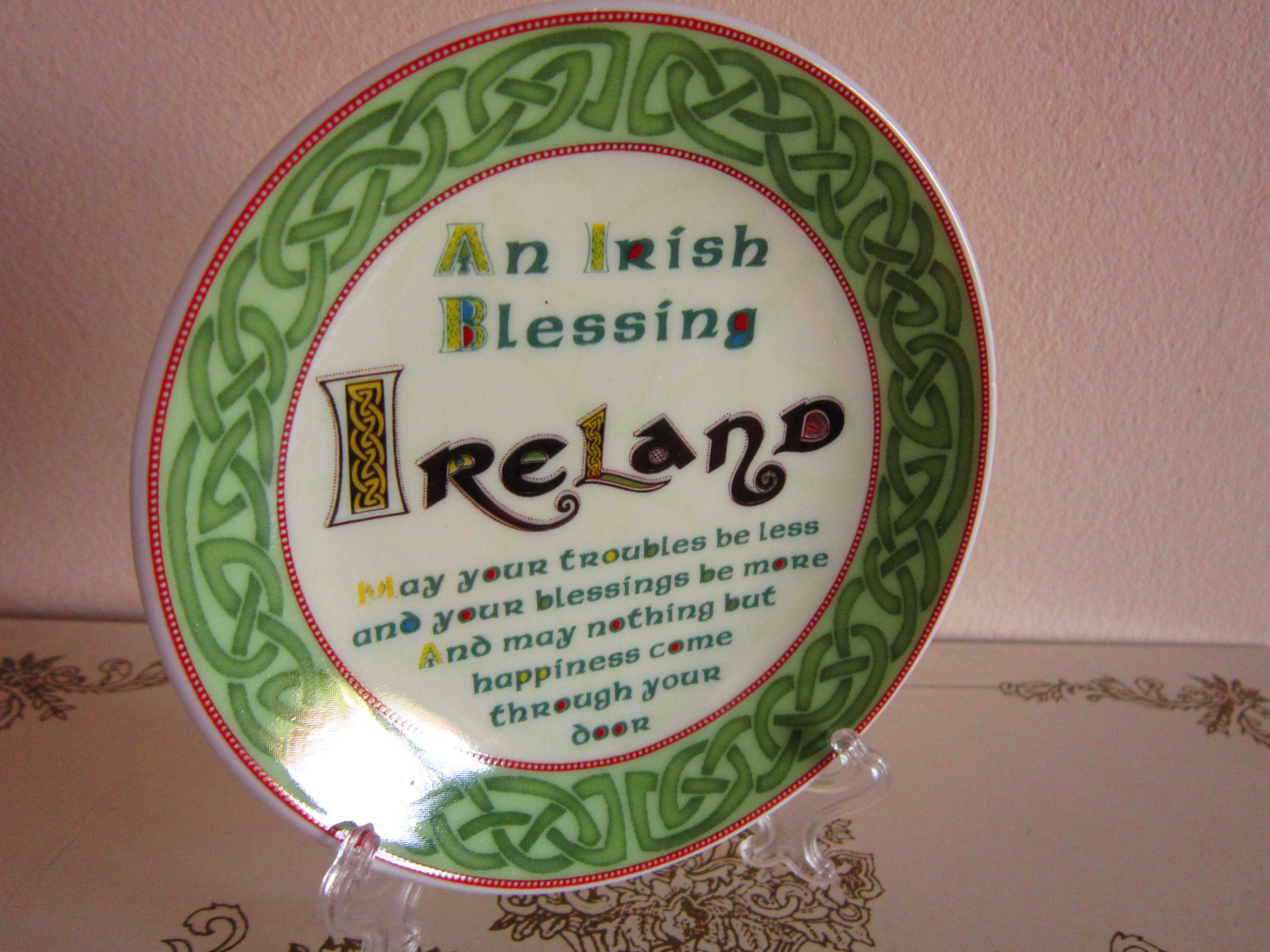 cadou rar Irish Blessing Ireland The Celtic Collection portelan Dublin
