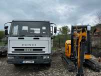 Vând miniexcavator [LUBECK PRO] și autobasculantă [IVECO].