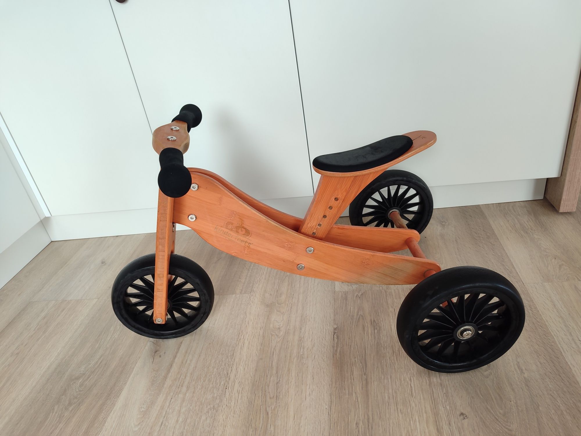 Kinderfeets, tricicleta 2 in 1, bambus
