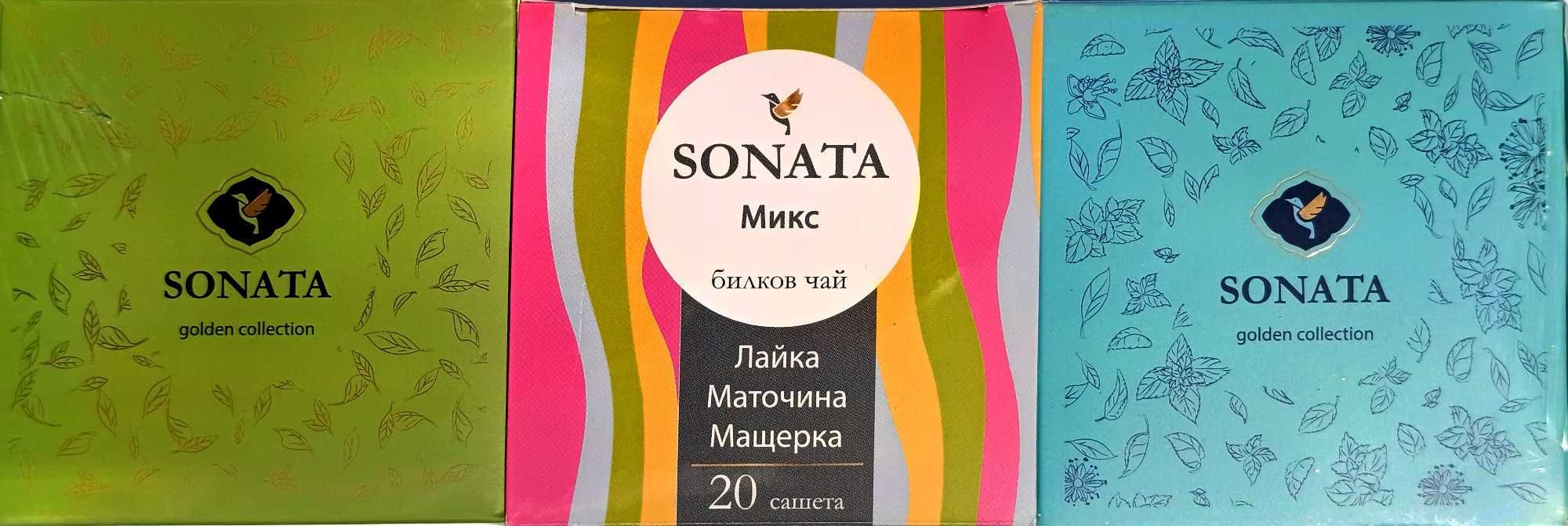 Мента Липа Мащерка Маточина Лайка Зелен български билков чай Соната