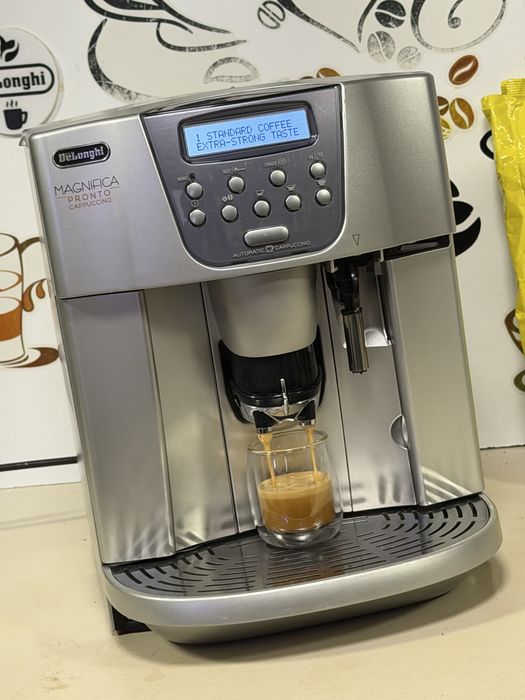 Кафемашина кафе автомат delonghi magnifica pronto с гаранция