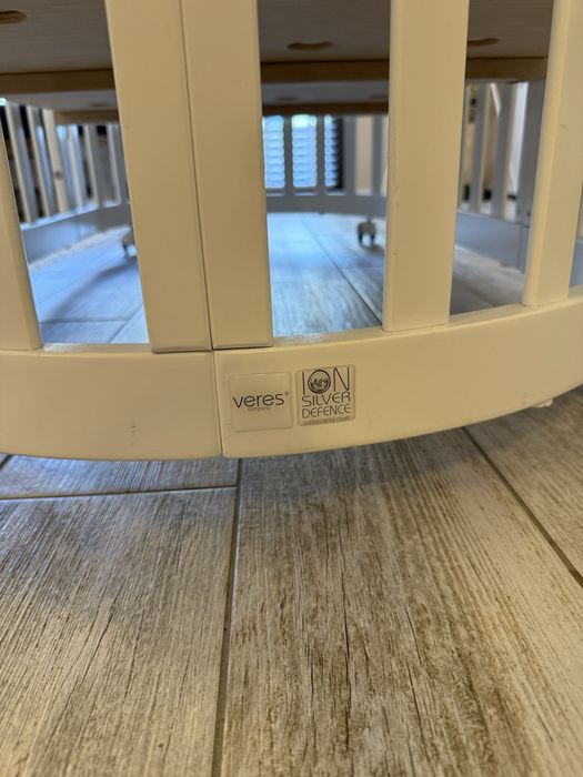 Трансформиращо се легло от бук Рим БЯЛО + Матраци