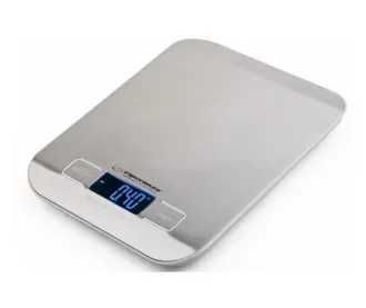 Cantar de bucatarie 5 kg display LCD Metal Argintiu