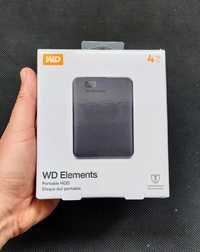 Hard Disk portabil 4TB WD Elements. HDD Extern
