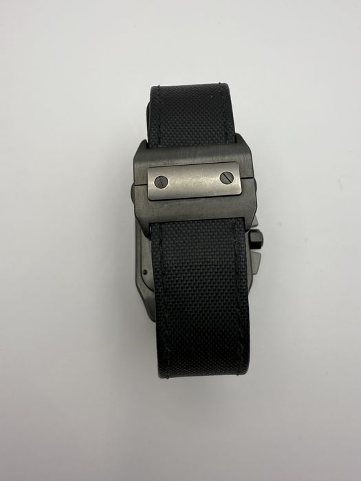 Ceas Cartier Santos 100XL Chronograph Titanium PvD la cutie