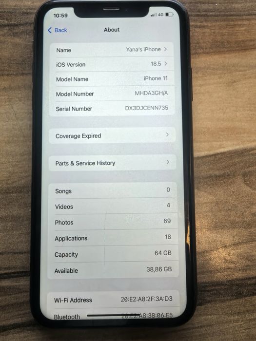 Мобилен апарат iphone 11