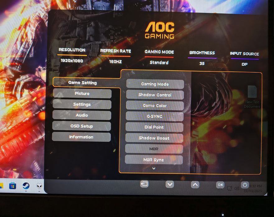 Monitor AOC  24G4XE