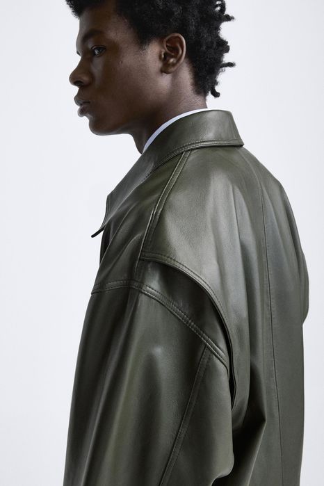 Geaca de piele Zara limited