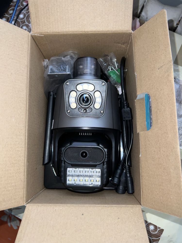 Yangi Dual Lens WiFi Alarm Kamera – 499 000 so‘m 360 kamera