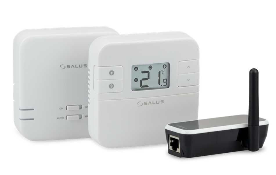 Стаен термостат Salus RT310i, Интернет управление
