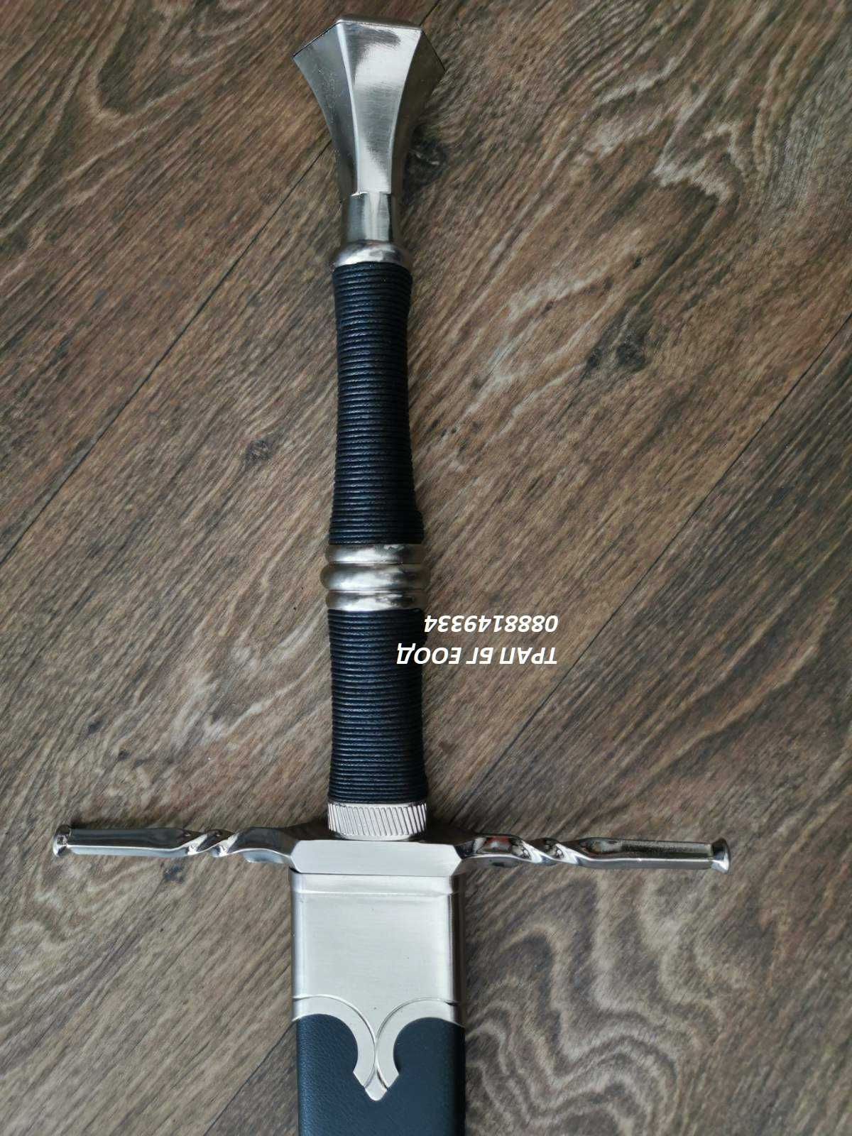 The Witcher Steel Sword Вещера Гералт от Ривия Стоманен Меч с кания