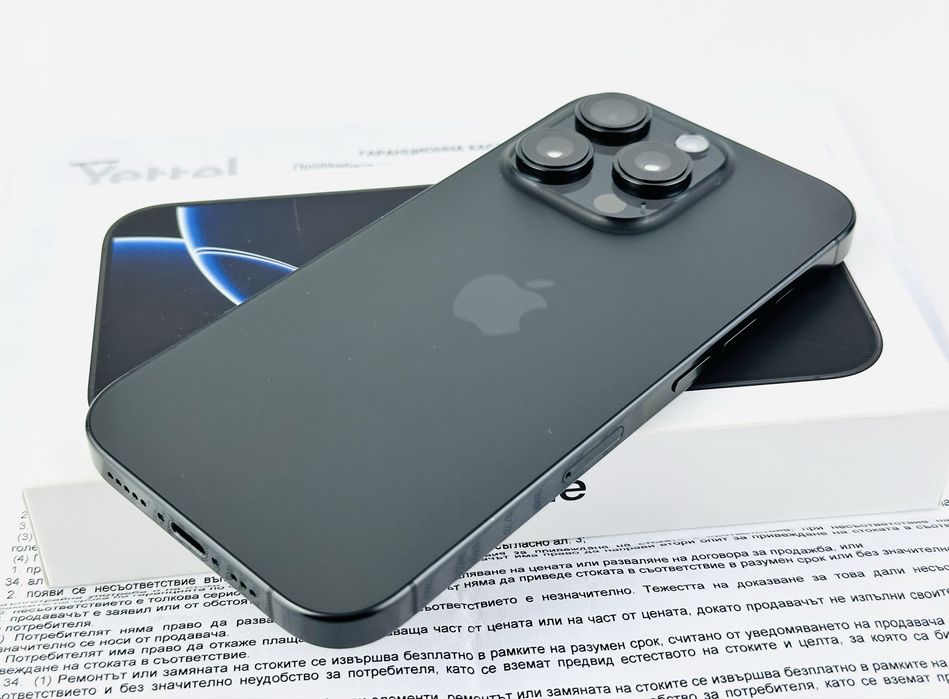 Apple iPhone 16 Pro 512GB Black 97% Батерия! 3г. Гаранция!