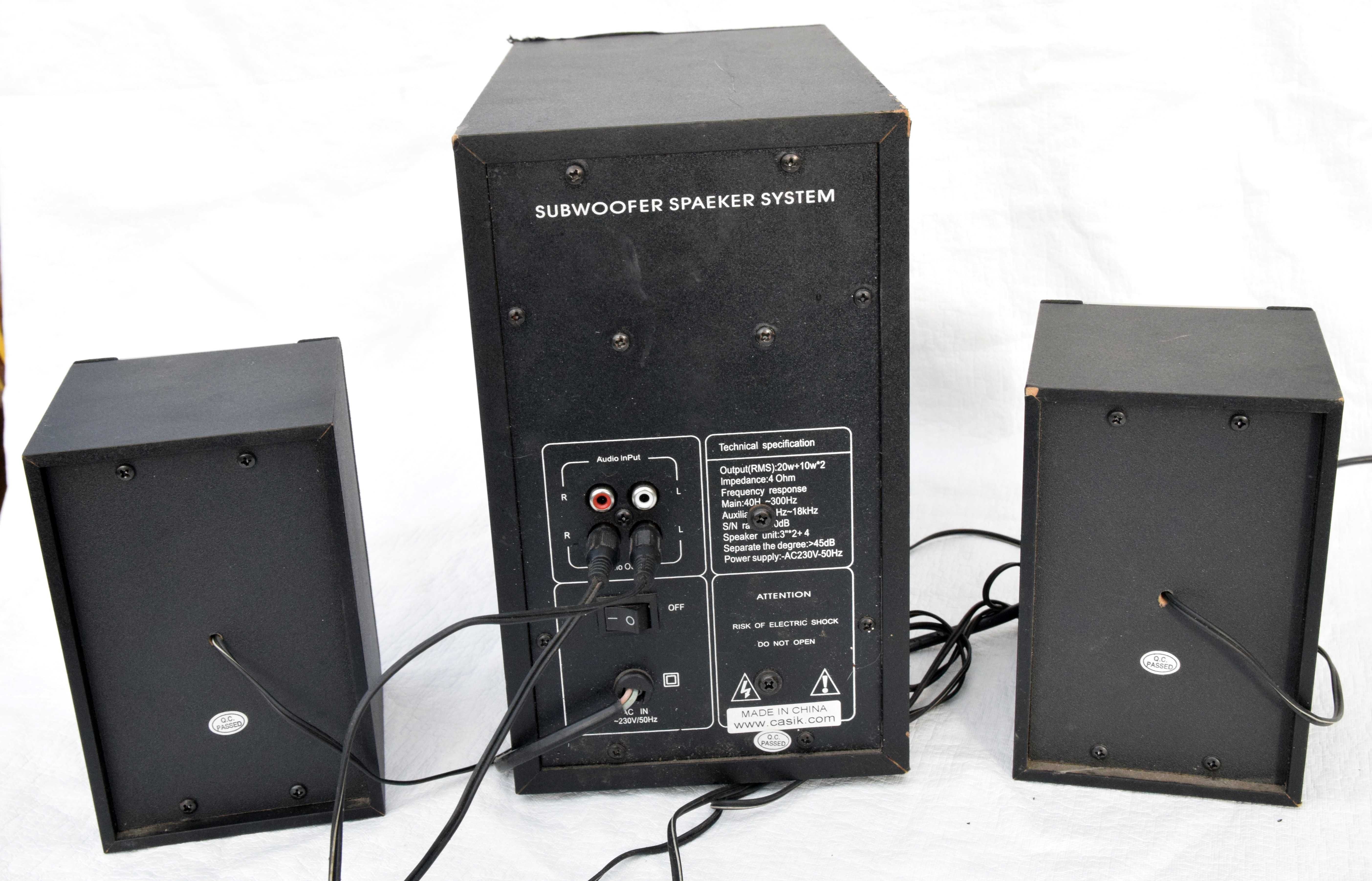 Subwoofer  spaeker system