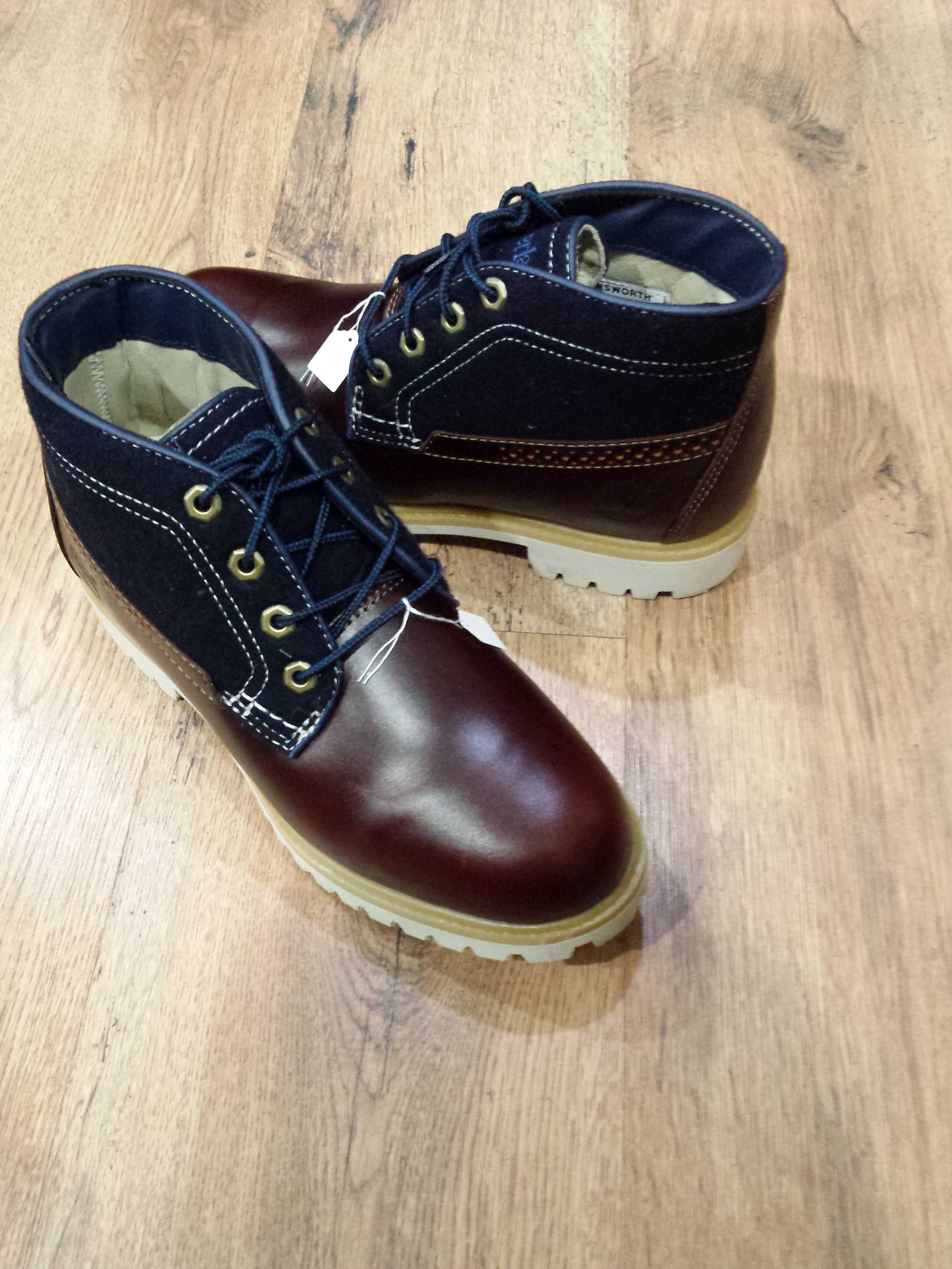 Bocanci TIMBERLAND originali noi piele+lana Hainsworth premium 40