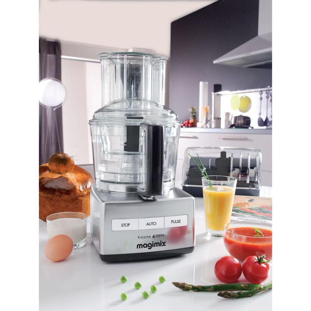 Кухненски робот Magimix, CS4200XL, От хром, 950W, С 20 години гаранция
