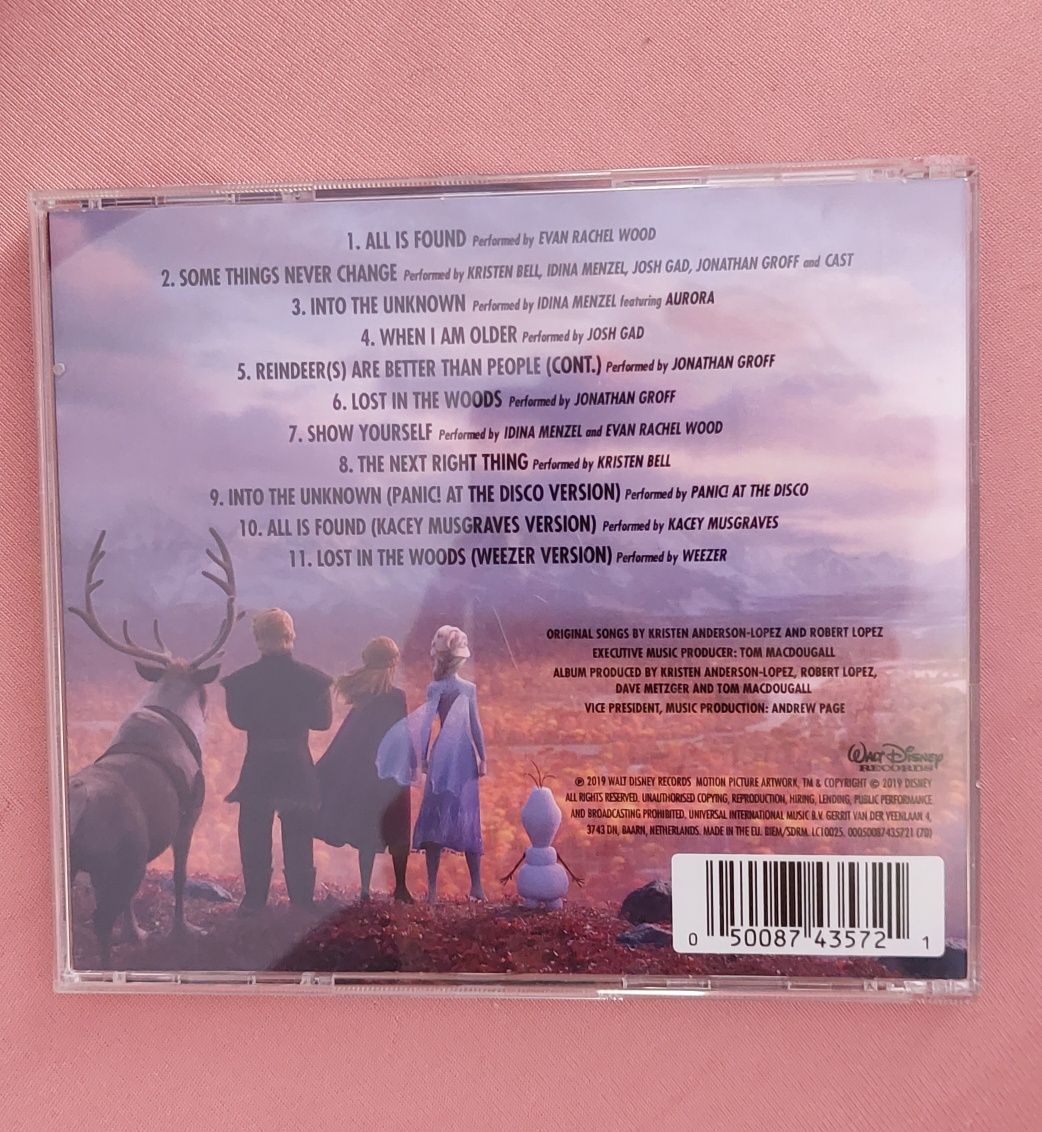 CD Frozen II album cântece