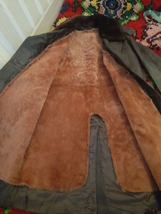 Мъжко кожено манто