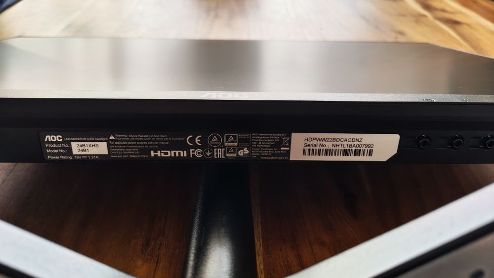 Монитор AOC 24B1XHS 23.8"