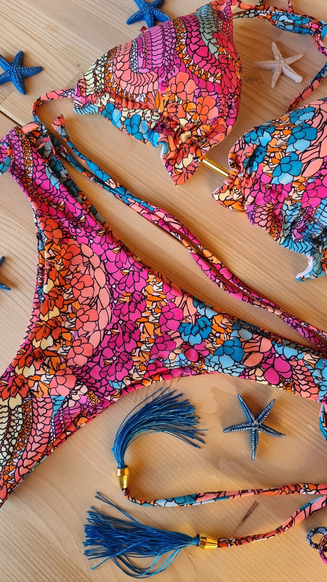 (S) Costum de baie Brazilian Pink Mandala