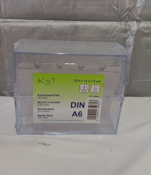 Cutie pentru fișe nou