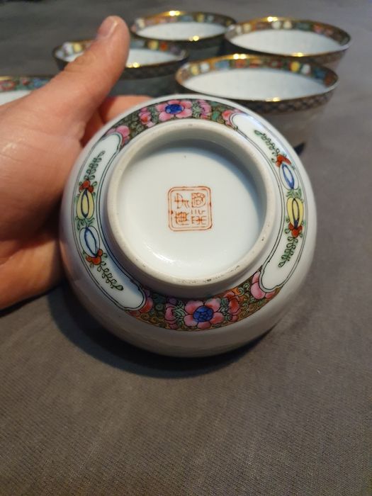 Set 6 boluri portelan china