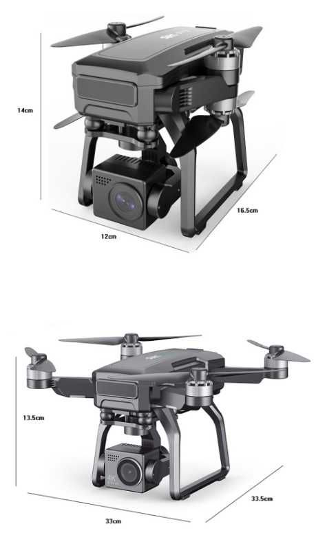 Промоция дрон SJRC F7 4К PRO с обхват 3 км и 25 минути + чанта