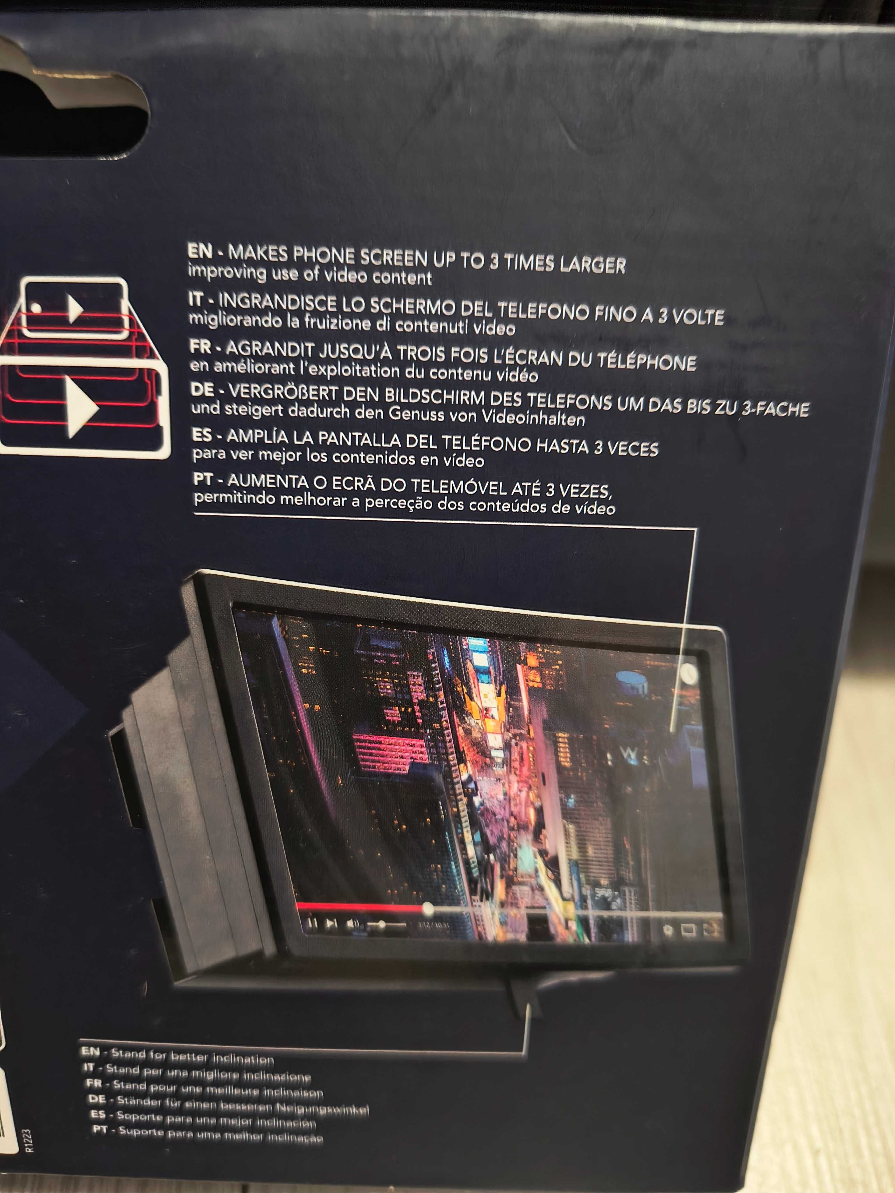 Увеличител екран домашно кино смартфон movie theater cellularline