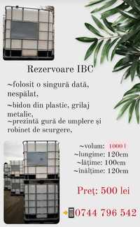Rezervoare IBC ( recipient cub, bazin, bidon)