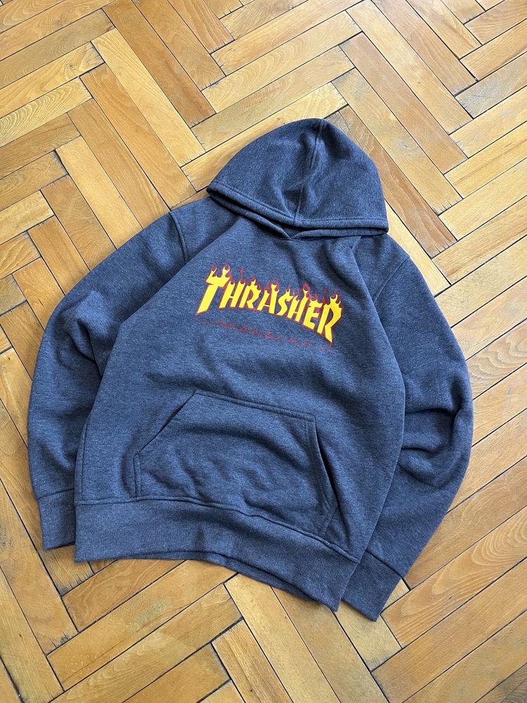 Bootleg Thrasher Hoodie Pulover skate streetwear alternative