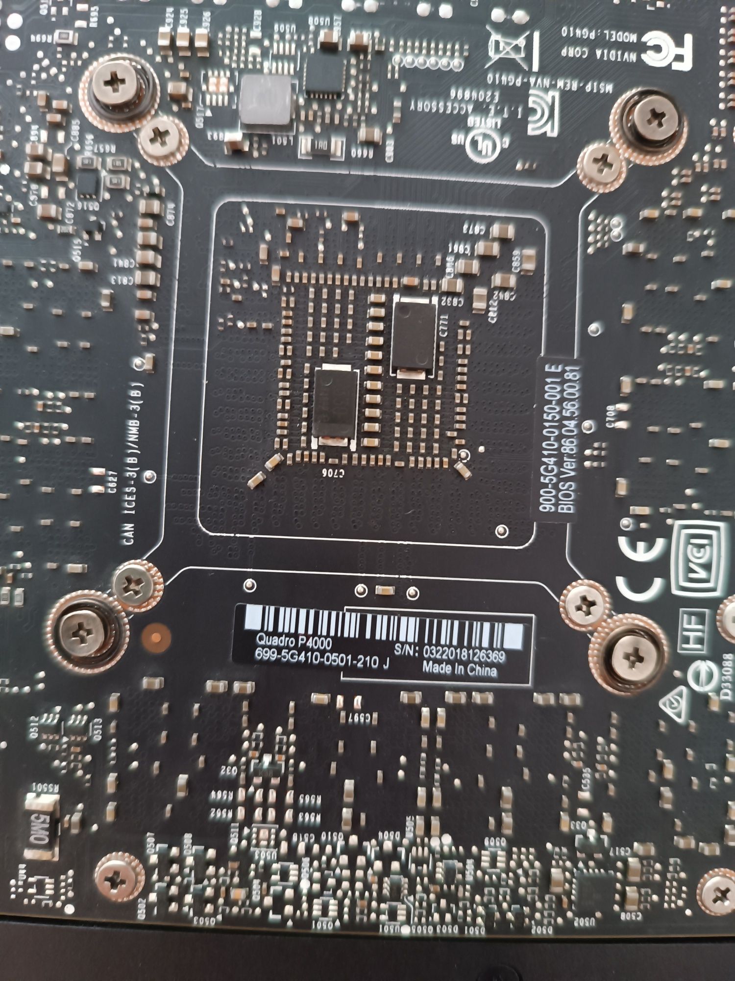 Nvidia quadro p4000