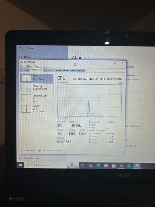 Laptop Acer i5 în stare buna