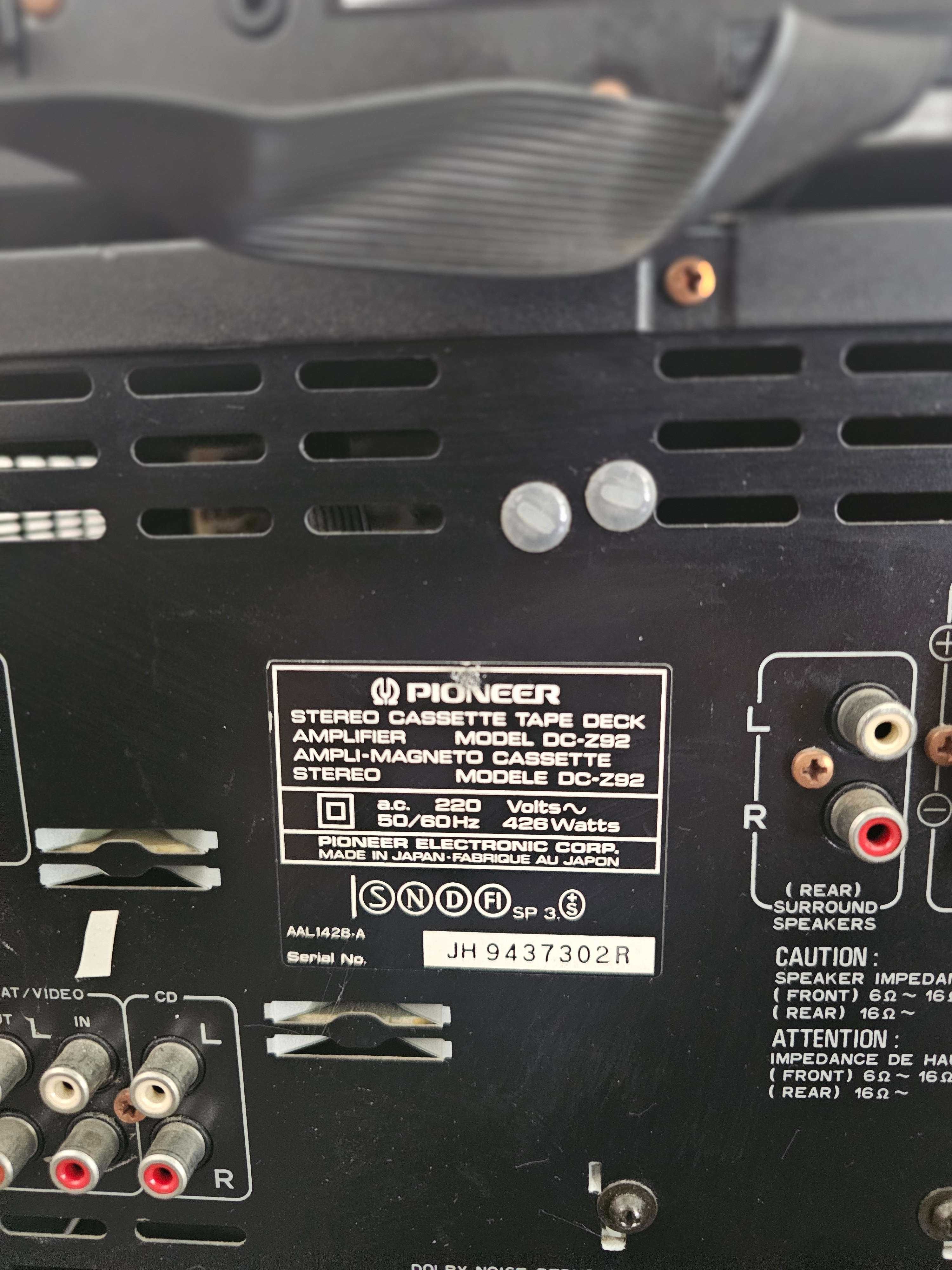 Оригинална аудио система Pioneer – усилвател, тунер, еквалайзер, дек