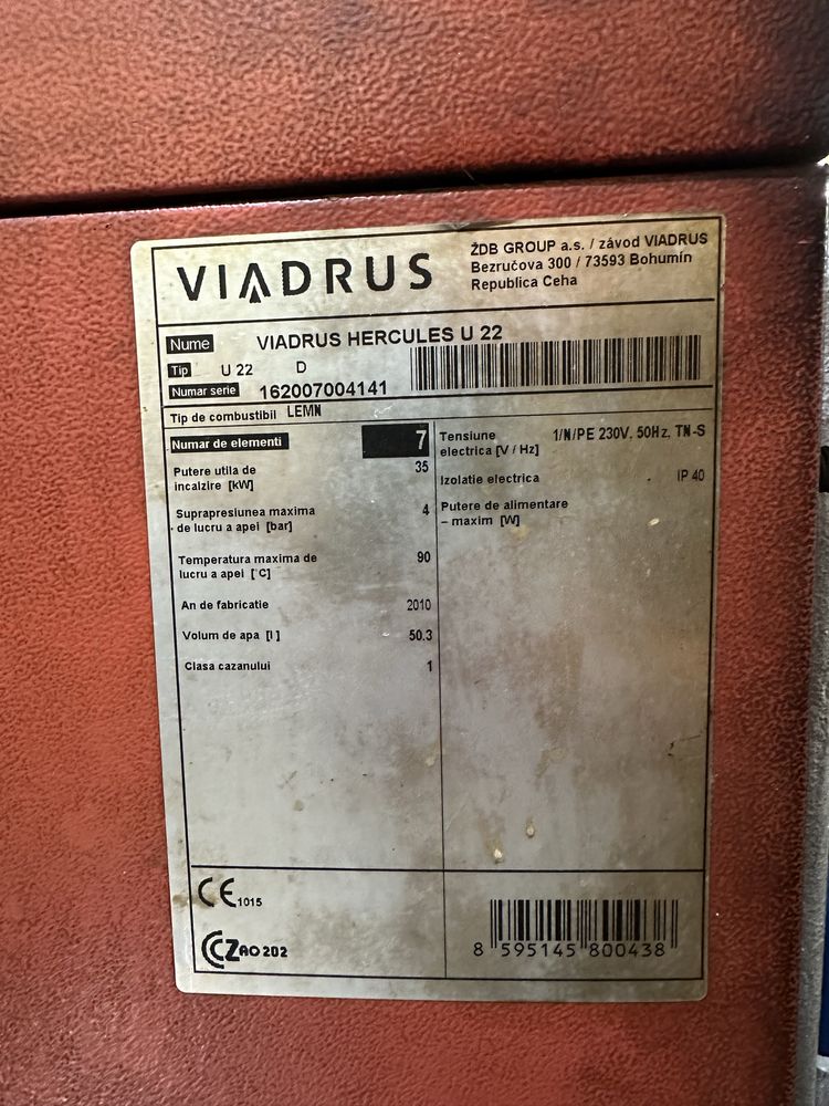 Viadrus Hercules U22 35kw 7 elementi