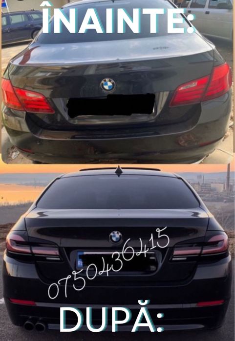 Stopuri BMW F10 Seria 5 Retrofit G30 Lampi Triple Livrare GRATUITA