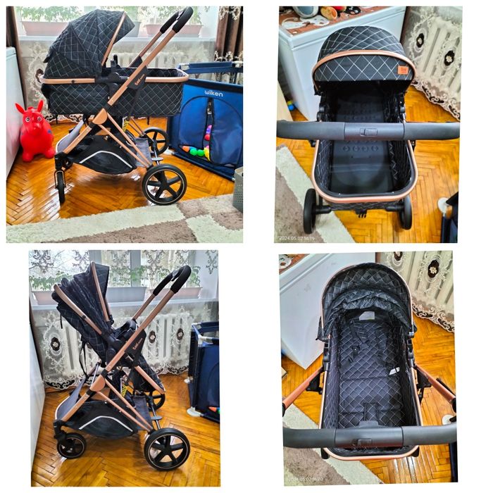 Продам коляску с автолюлькой