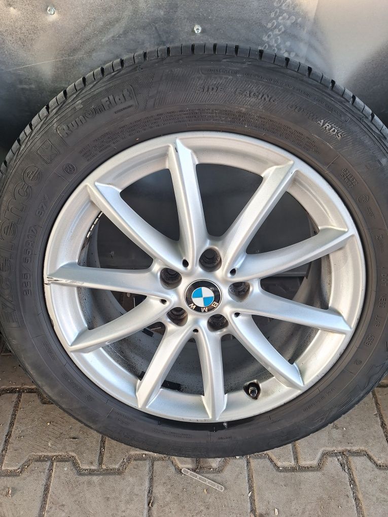 Jante originale BMW cu anvelope de vara RUNN FLAT