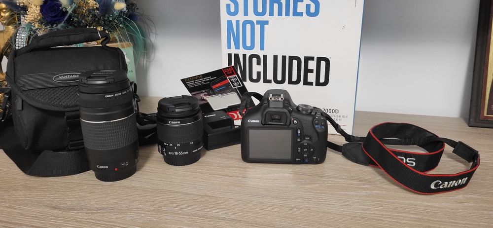 Aparat foto DSLR Canon EOS 2000D BK SEE, 24.1 MP