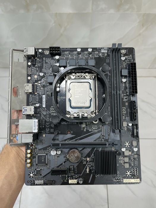 H610mk ddr4, core i5 12f halati zor, tiniq