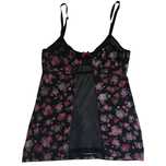 Tricou strâns pe corp roz cu negru vintage