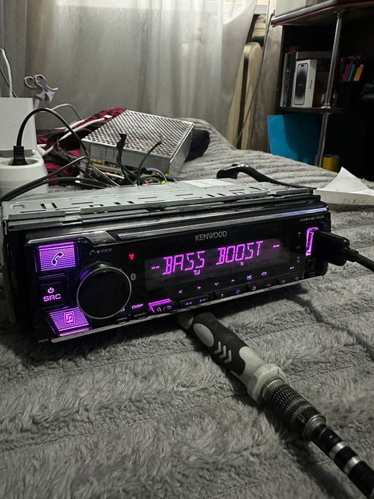 Магнитола  KENWOOD-KMM-BT-306