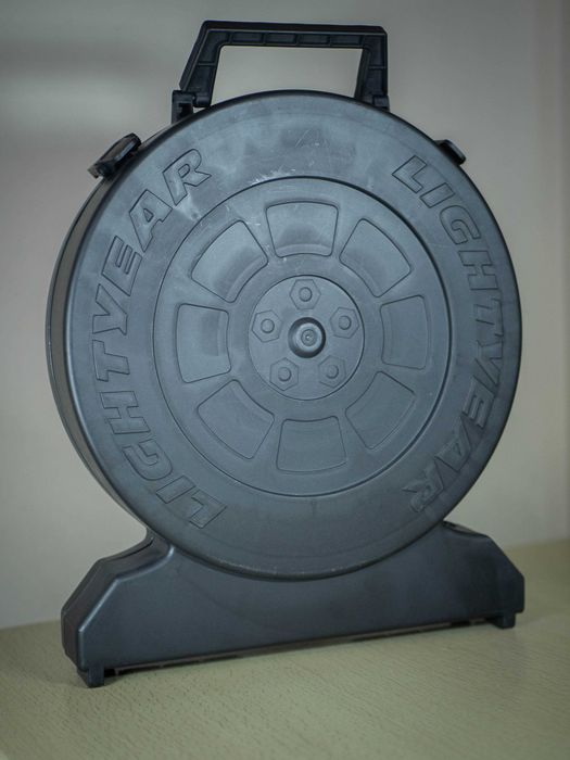 Disney Pixar Cars Lightyear Tire Diecast Car Shooting Carrying Case