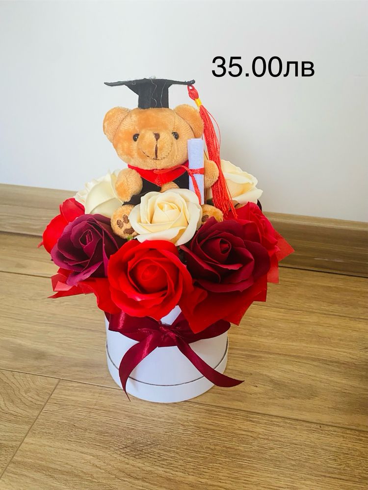 Аранжировки със сапунени цветя