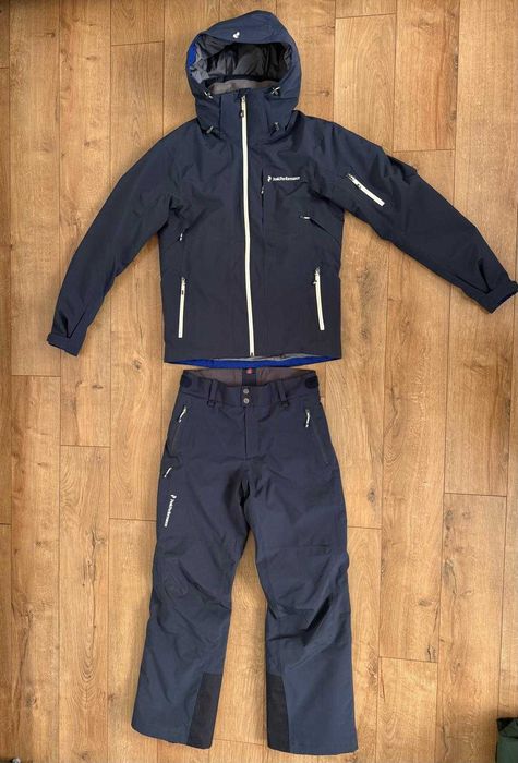 Peak Performance S barbati set ski  geaca pantaloni Maroon 2