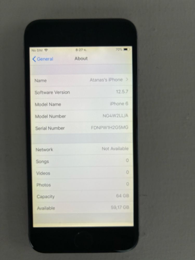 IPhone 6 със сменена батерия на 100%