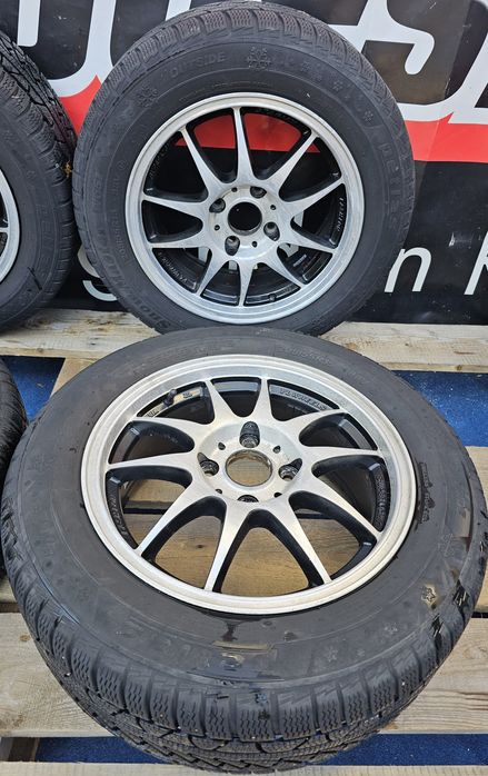 JanteAliaj 15”4x108 Audi80-B4/90,FordFocus/Fiesta+Cauciucuri 205-55-15