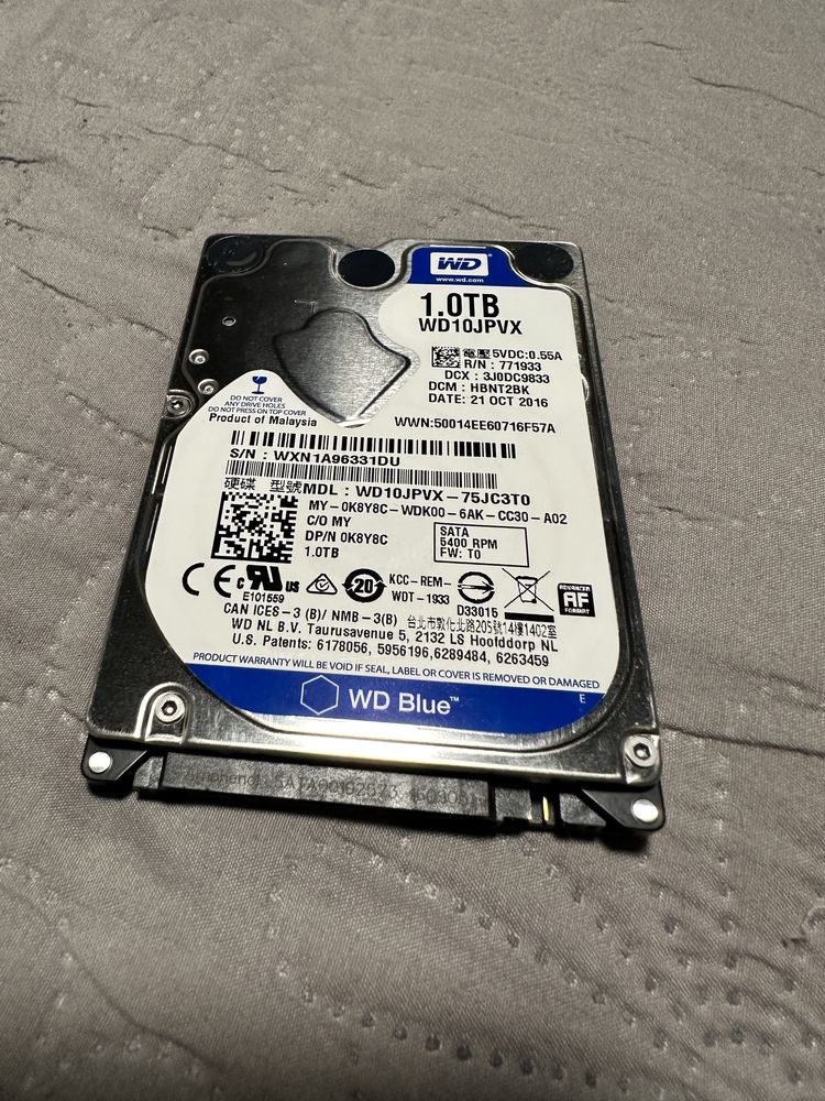 Hard Disk WD 1TB 2.5"