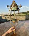Lampadar suport lumanare bronz
